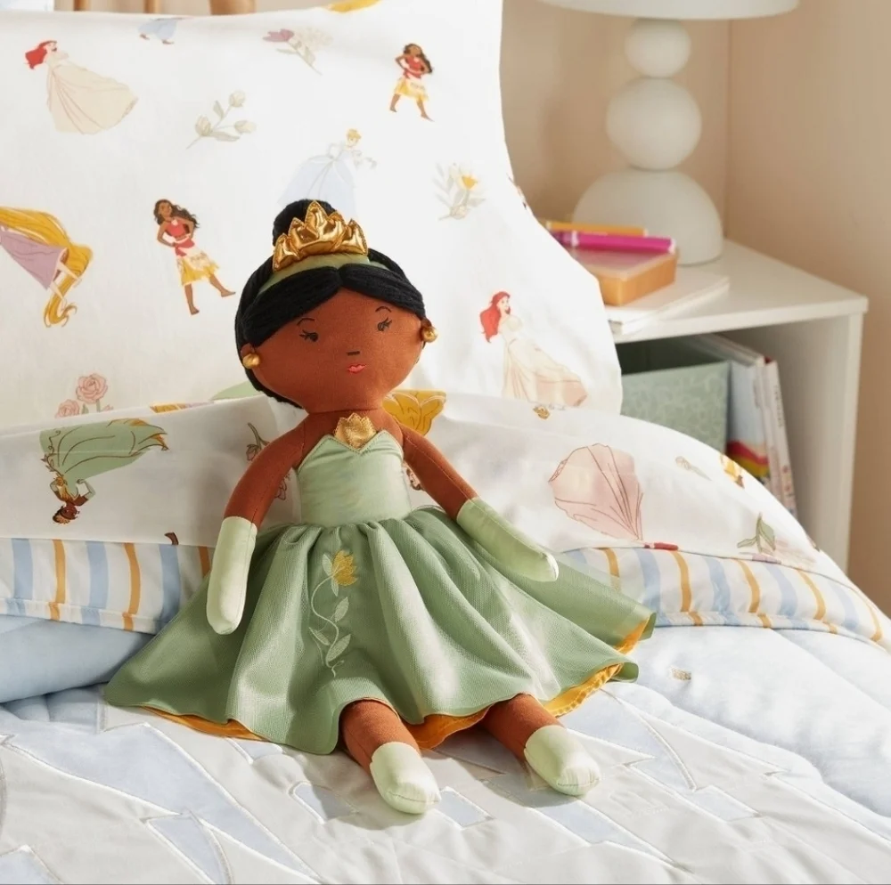 New Target Christmas Pillowfort Disney Princess Tiana Kid's Pillow Buddy/ plush